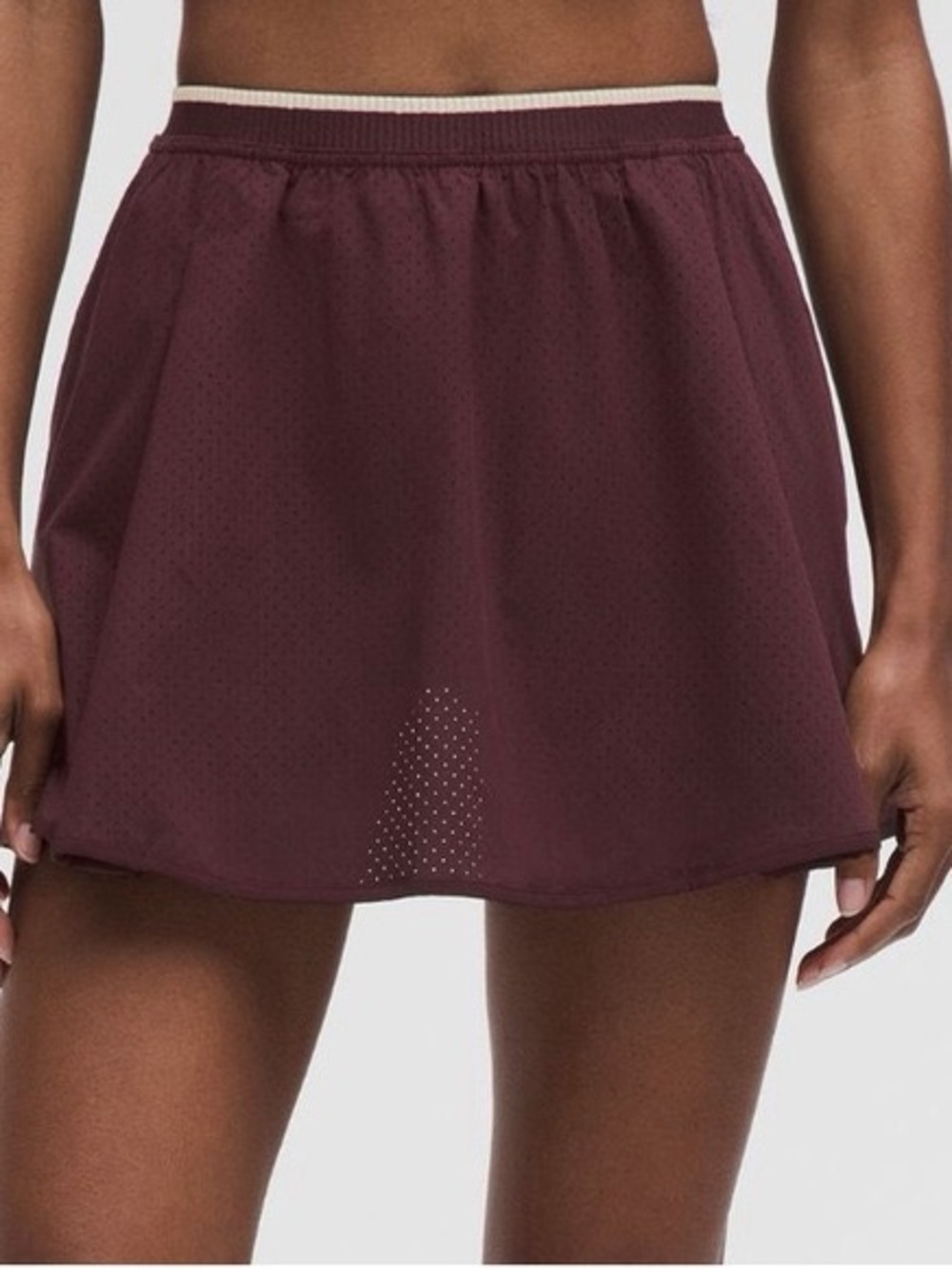 Lululemon Perforated Narrow Waistband Tennis Skirt in Goodnight Plum Size 8